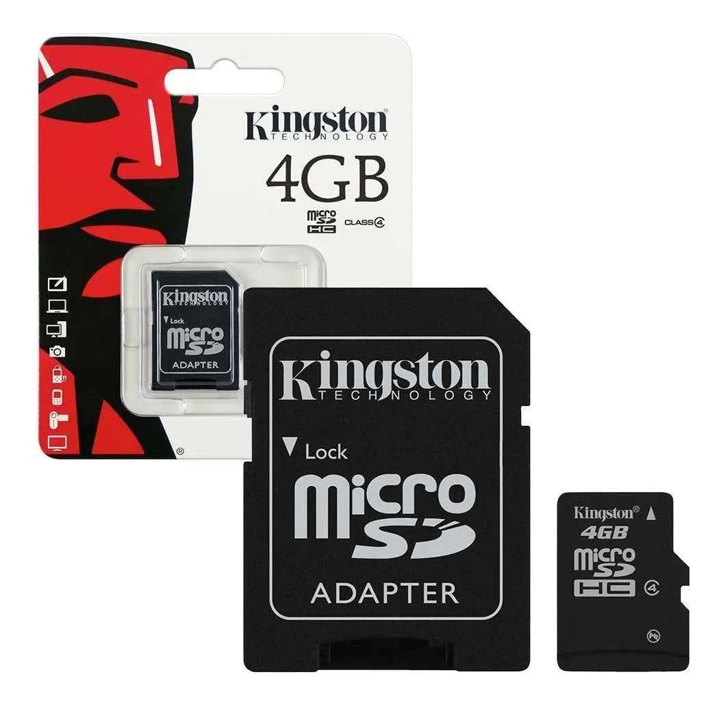 MEMORIAS SD 4GB KINGSTON MEMORIAS SD 4GB KINGSTON